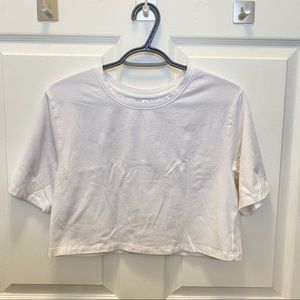 Fabletics White Crop T-Shirt